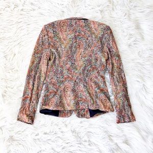 Zara Jackets & Coats - Zara paisley print blazer Zara Jackets & Coats - Zara paisley print blazer